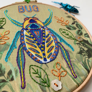 Bug Embroidery kit