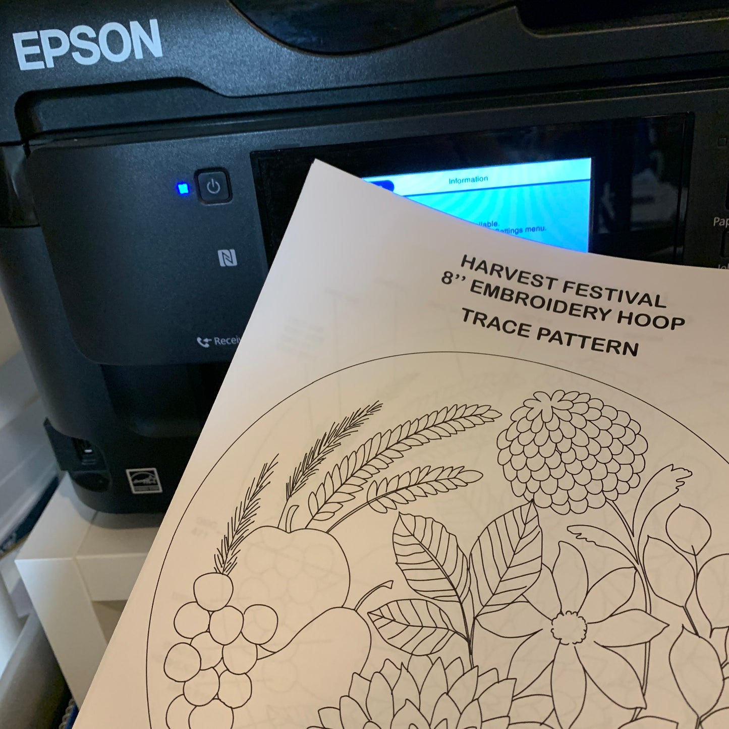 HALF PRICE** Harvest festival PDF pattern