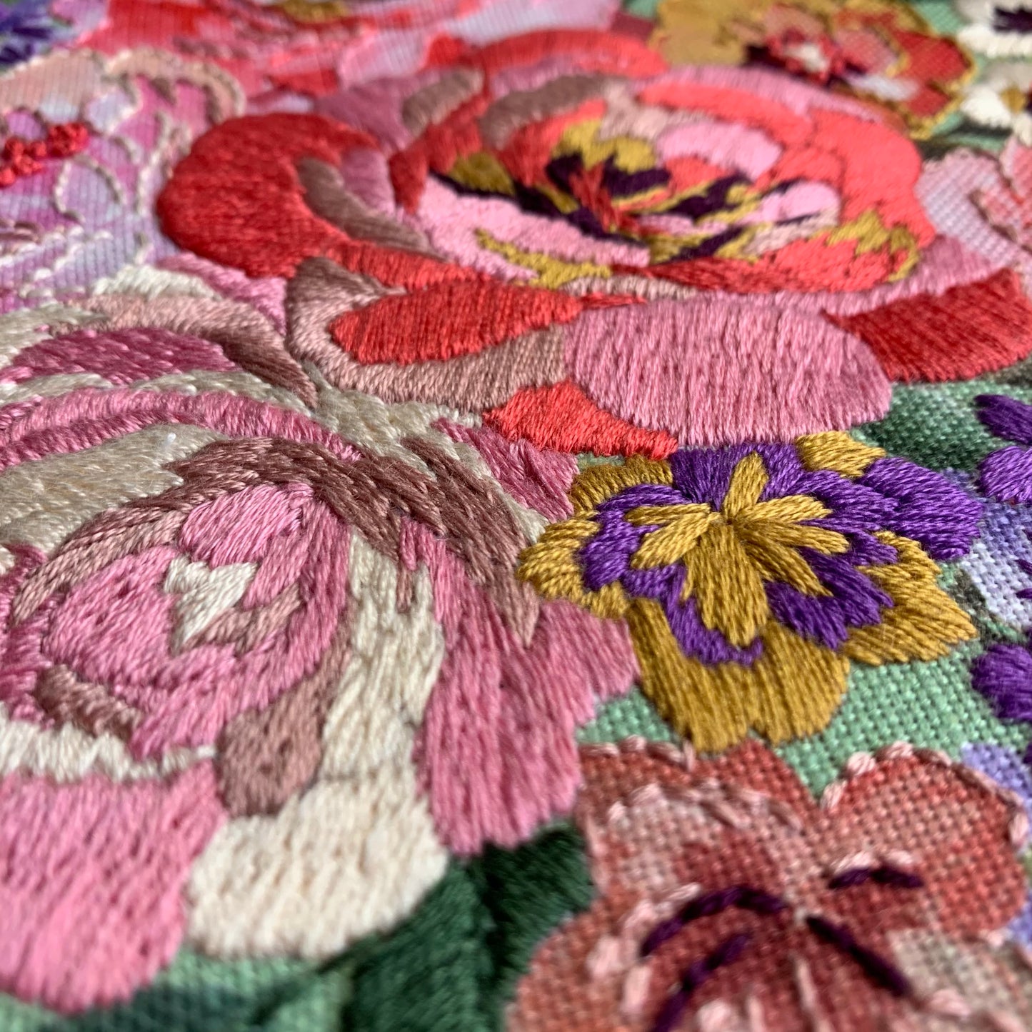 Vintage Rose embroidery kit