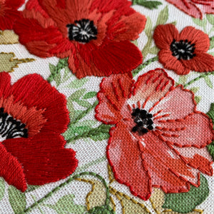 Poppy Embroidery kit