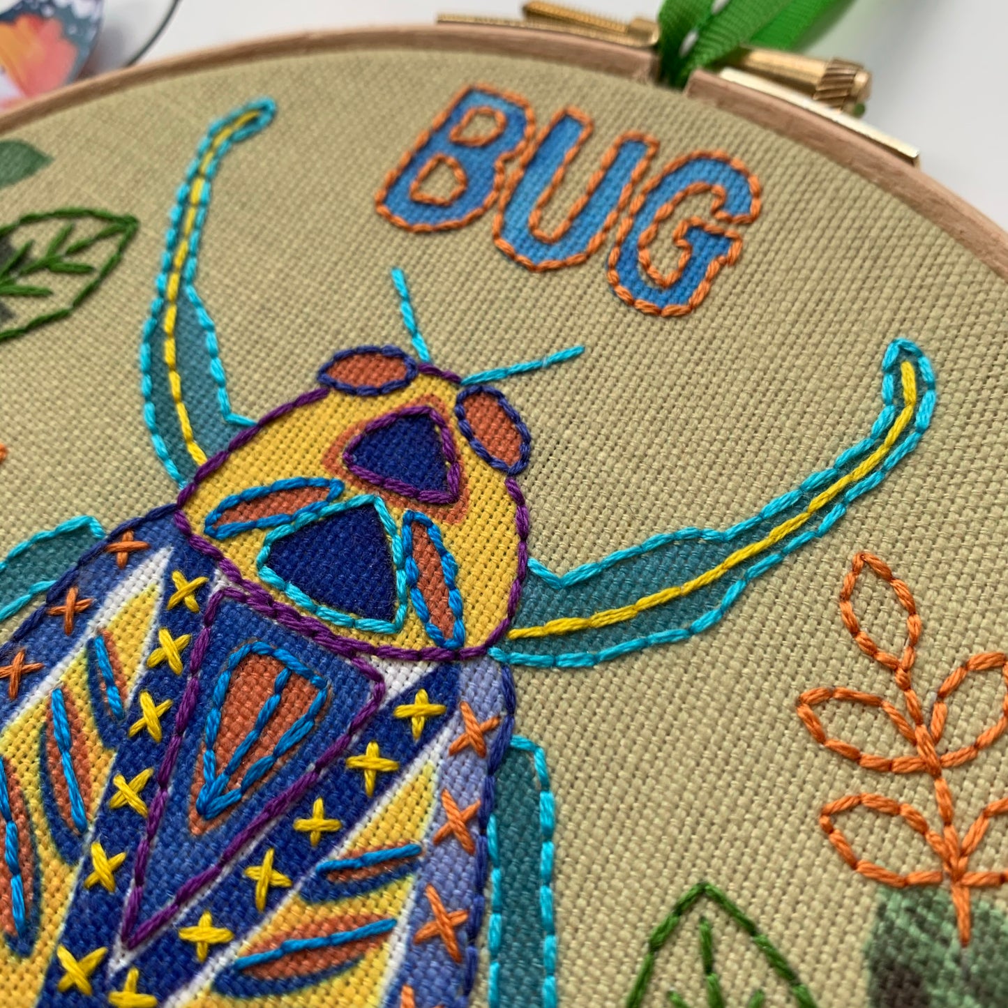 Bug Embroidery kit