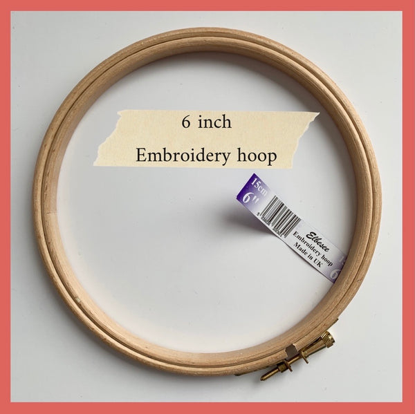 6 Inch (15 cm) Elbesee Wooden Embroidery hoop – Madaher