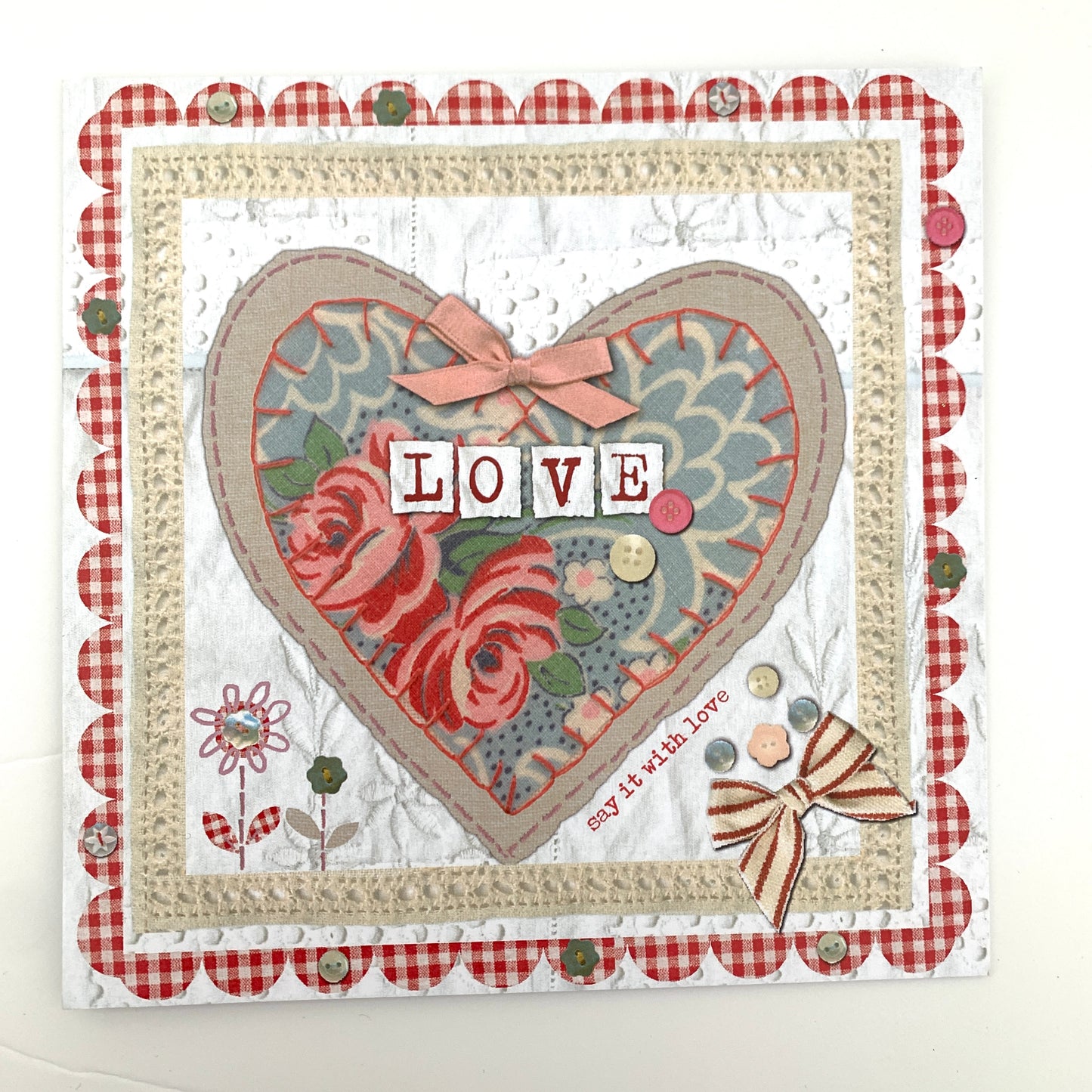 Love heart Greeting card