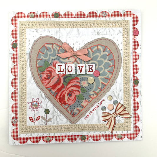 Love heart Greeting card