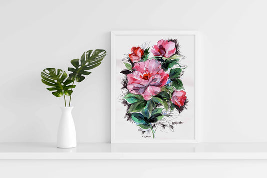 Rose Bouquet Original painting